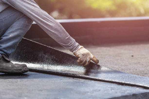 Professional Emergency Waterproofing technician working in New Washington, OH